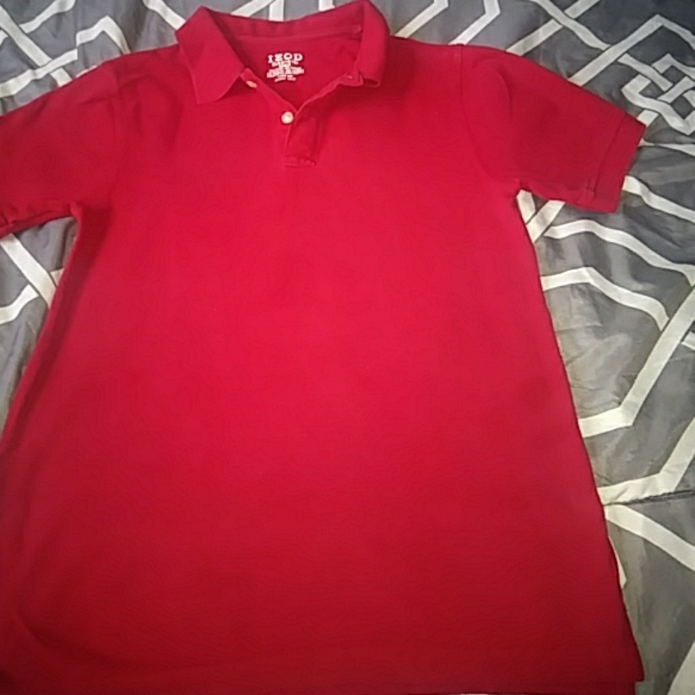 Red school shirts 14/16
